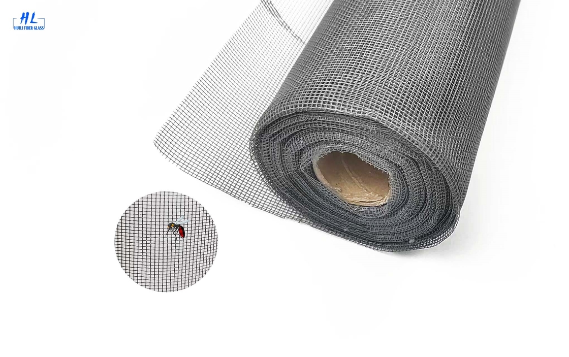20x22 ফাইবারগ্লাস ফ্লাই স্ক্রিন 0.3-3M প্রস্থ 0.25mm গার্ন ব্যাসার্ধ 100g/M2 স্ট্যান্ডার্ড ওজন