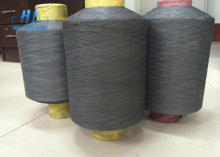 কাস্টমাইজড 34tex 1/0 ফাইবারগ্লাস গার্ন 0.2 মিমি ব্যাসার্ধ পিভিসি লেপ স্প্রে আপ রোভিং কৌশল সঙ্গে
