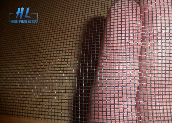 18 * 16 জাল আকার 120g ফাইবারগ্লাস উইন্ডো স্ক্রিন জাল কালো রঙ