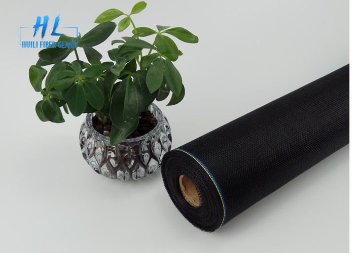 90G 110G 18 * 16 ফাইবারগ্লাস পোকার উইন্ডো স্ক্রিন ধূসর বা কালো রঙে