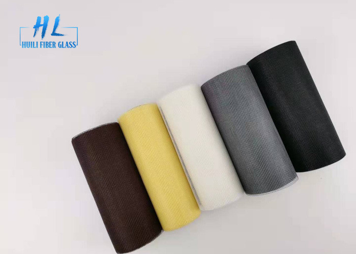 পরিবেশগত 17 * 14 105gsm ফাইবারগ্লাস পোকা জাল কালো রঙ