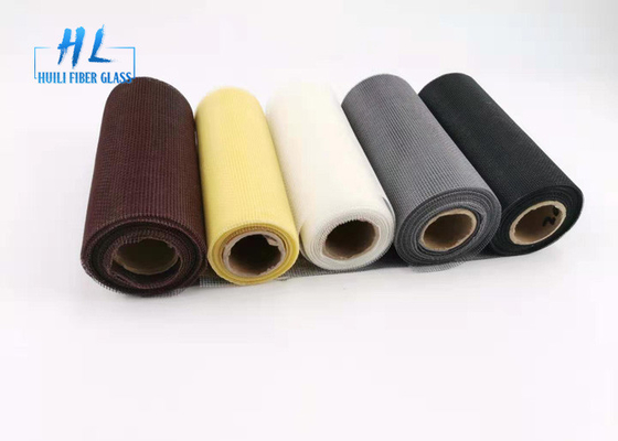 পরিবেশগত 17 * 14 105gsm ফাইবারগ্লাস পোকা জাল কালো রঙ